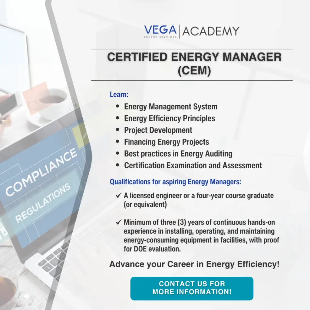 Vega Academy CEM Training Poster