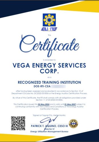 Vega RTI DOE CEA